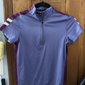 Kerrits Purple Zip-Up Top size medium